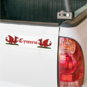 Red Dragon Cymru Autoaufkleber (Auf Lkw)