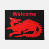 Red Dragon Design Fußmatte (Vorderseite)