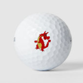 Red Dragon Design Golfball (Vorderseite)