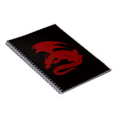 Red Dragon Drakon Maionios Spiral Notebook Notizblock (Rechte Seite)