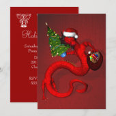 Red Dragon Einladung (Vorne/Hinten)