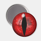 Red Dragon Eye Magnet (Vorderseite/Rückseite)
