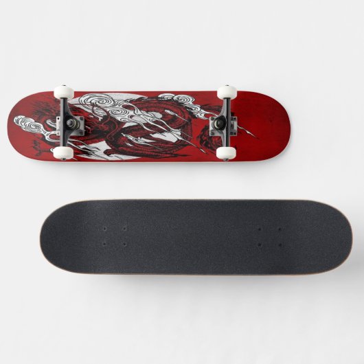 RED DRAGON FIGHTER SKATEBOARD (Horizontal)