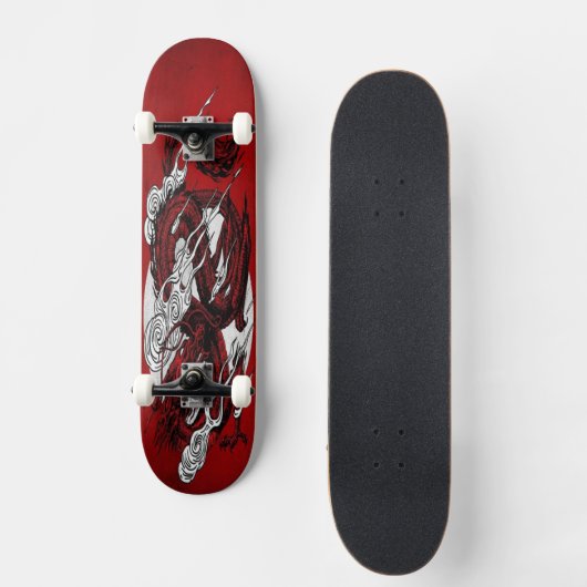 RED DRAGON FIGHTER SKATEBOARD (Vorderseite)
