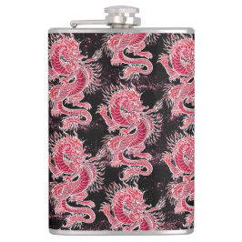 Red Dragon Galaxy Flachmann