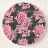 Red Dragon Galaxy Getränkeuntersetzer (Vorne)