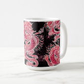 Red Dragon Galaxy Kaffeetasse (VorderseiteRechts)