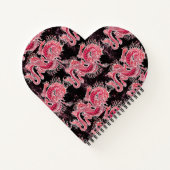 Red Dragon Galaxy Notizblock (Rückseite)