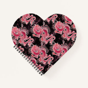 Red Dragon Galaxy Notizblock