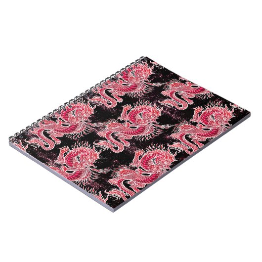 Red Dragon Galaxy Notizblock (Linke Seite)