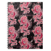 Red Dragon Galaxy Notizblock (Vorderseite)