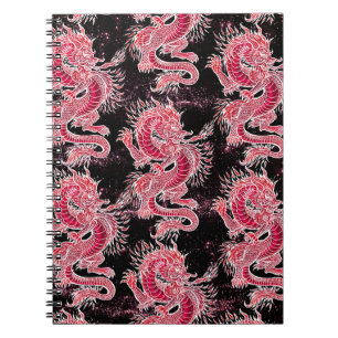 Red Dragon Galaxy Notizblock