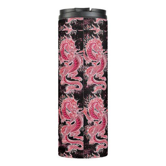 Red Dragon Galaxy Thermosbecher (Rückseite)