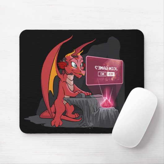 Red Dragon Gamer Mousepad (Mit Mouse)