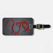 red dragon gepäckanhänger (Vorderseite horizontal)