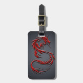 red dragon gepäckanhänger (Vorderseite vertikal)