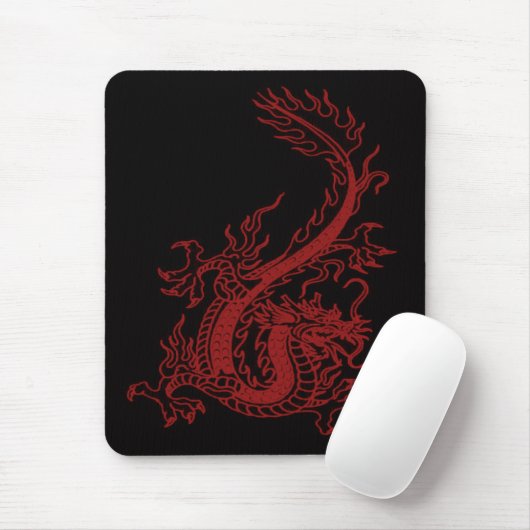 Red Dragon Glaurung Mouse Pad Mousepad (Mit Mouse)