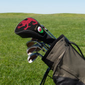 Red Dragon Golf Wales, Golfspielen, walisische Fla Golf Headcover (In SItu)