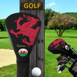 Red Dragon Golf Wales, Golfspielen, walisische Fla Headcover