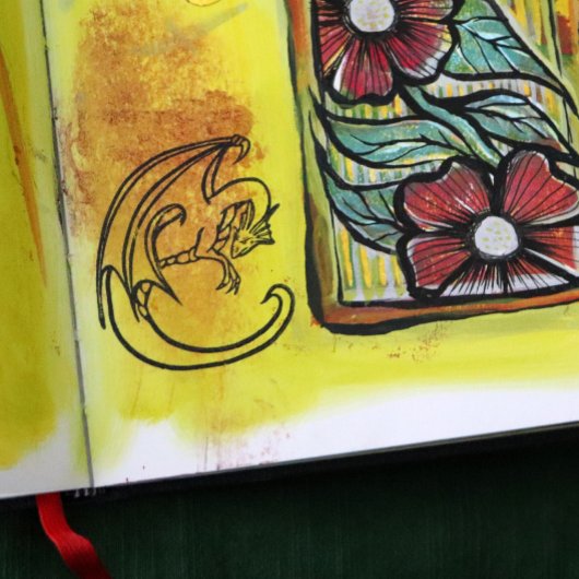 Red Dragon Gummistempel