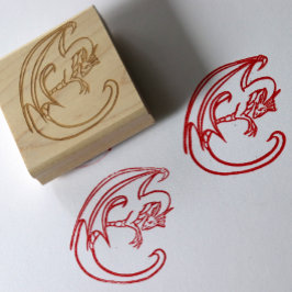 Red Dragon Gummistempel