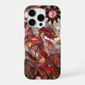 Red Dragon Imitats verklebte Glaskonstruktion iPhone Hülle (Rückseite)