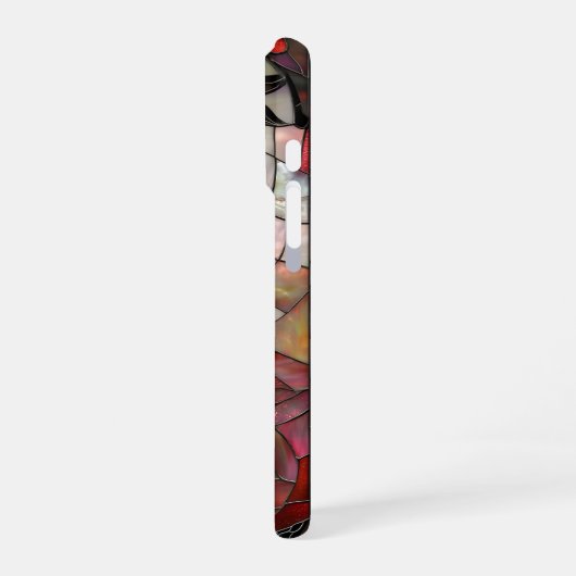 Red Dragon Imitats verklebte Glaskonstruktion iPhone Hülle (Linke Seite)