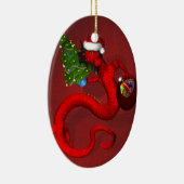 Red Dragon Keramikornament (Rechts)