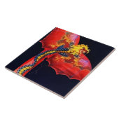 Red Dragon Kite Fliese (Seite)