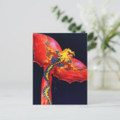 Red Dragon Kite Postkarte (Stehend Vorderseite)