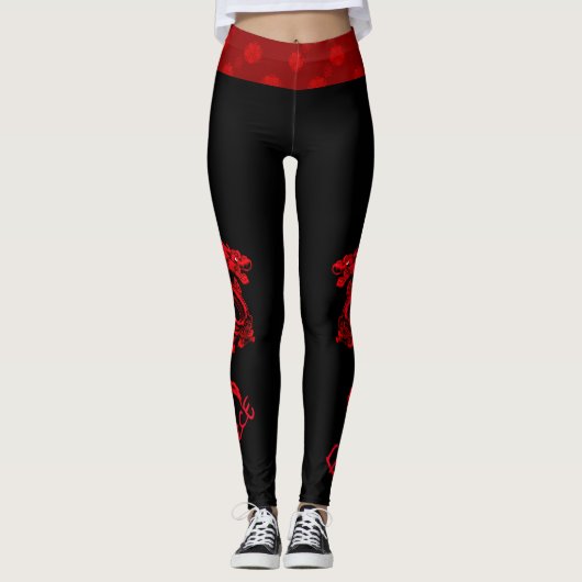 Red Dragon Leggings (Vorderseite)