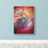 Red Dragon Leinwanddruck (Insitu (Holzboden))