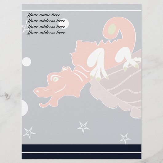 Red Dragon Letterhead Briefkopf (Vorderseite)