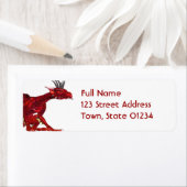 Red Dragon Mailing Labels (Insitu)