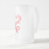 Red Dragon Mattglas Bierglas (VorderseiteRechts)