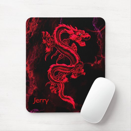 Red Dragon Mousepad (Mit Mouse)