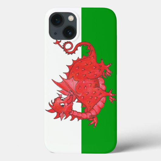 Red Dragon on Green and White iPhone 6 Xtreme Fall Case-Mate iPhone Hülle (Rückseite)