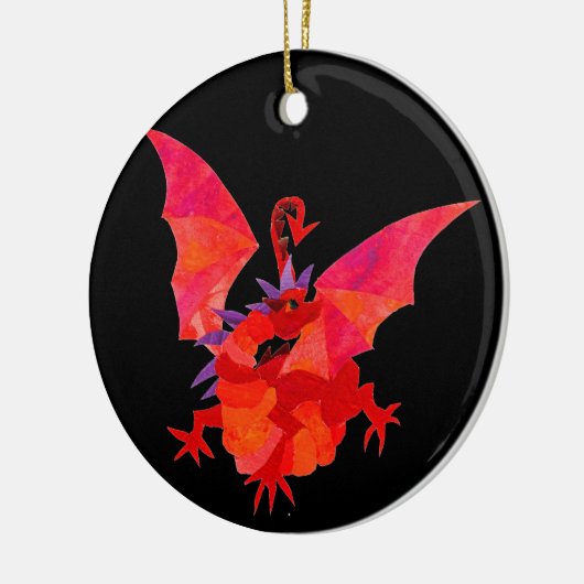 Red Dragon Ornament (Links)