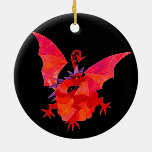 Red Dragon Ornament (Hinten)