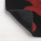 Red Dragon Pendragon Mouse Pad Mousepad (Ecke)