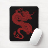 Red Dragon Pendragon Mouse Pad Mousepad (Mit Mouse)