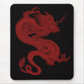 Red Dragon Pendragon Mouse Pad Mousepad (Vorne)