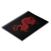 Red Dragon Pendragon Spiral Notebook Notizblock (Linke Seite)