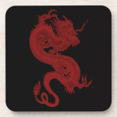 Red Dragon Pendragon Untersetzer (Vorderseite)
