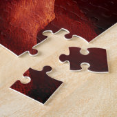 Red Dragon Perlen auf Craggy Mountain Peak Puzzle (Seite)