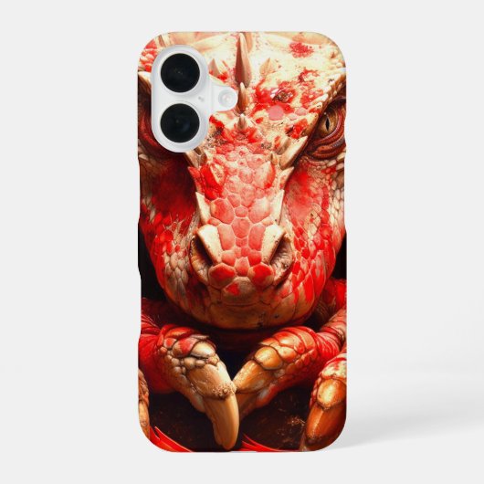 Red Dragon Phone Case iPhone 16 Hülle (Rückseite)