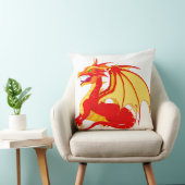 Red Dragon Pillow Kissen (Stuhl )