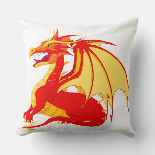 Red Dragon Pillow Kissen