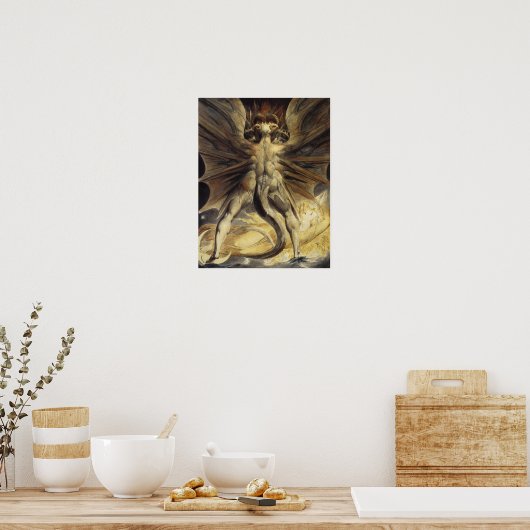 Red Dragon Poster (Küche)