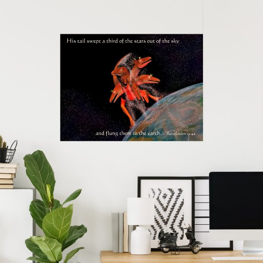 Red Dragon Poster (Heimbüro)